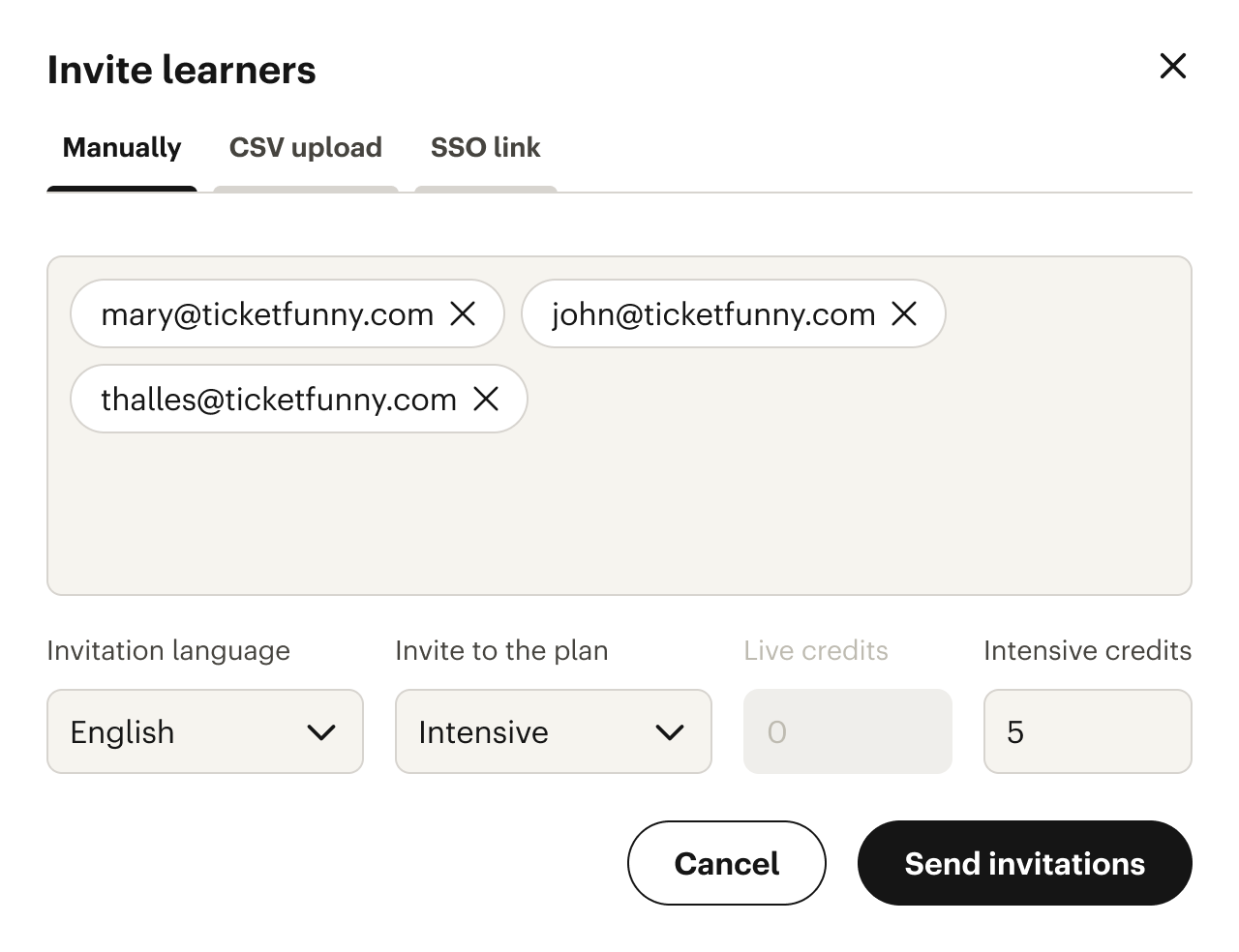 Final design: [sand] New Learners page